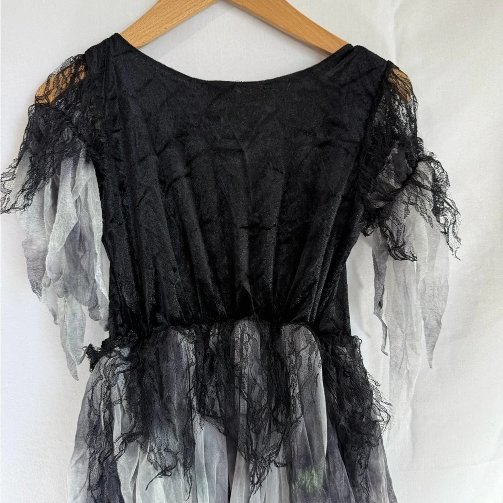 Spirit Cemetery Bride Child Costume with Veil